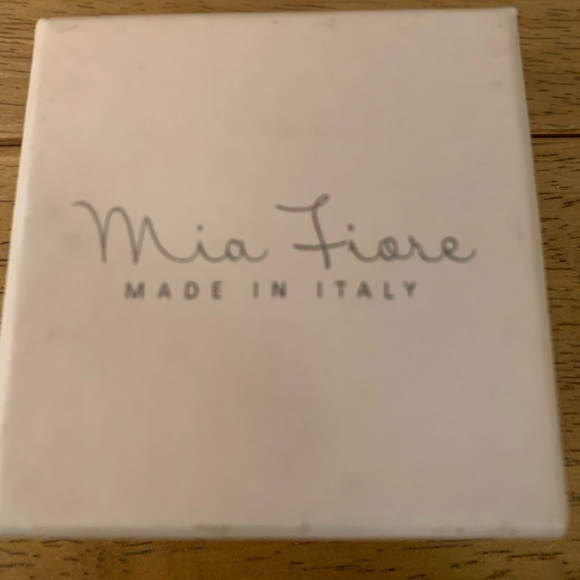 Mia Fiore Made in Italy Gold Over Sterling Silver Rose Earrings New - Picture 3 of 4